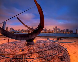 Sundial at Adler Planetarium by Justin Mier, CC BY-NC-SA, http://flic-kr-s.njmu.s5.bt8.net/p/bp9h48